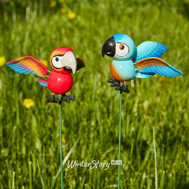 Садовый штекер Попугай Филиппо 59 см красный Koopman