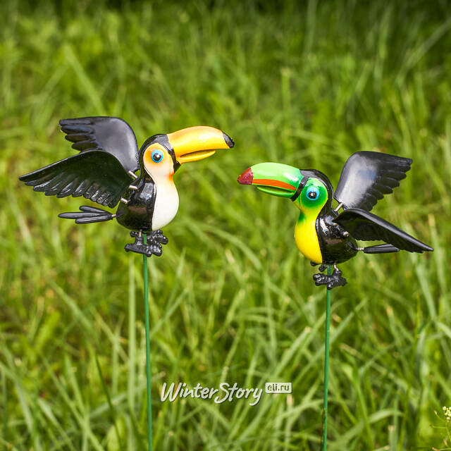 Садовый штекер Тукан Волтер 67 см белый Koopman