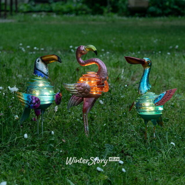 Садовый светильник на солнечной батарее Solar Pelican 34 см Koopman