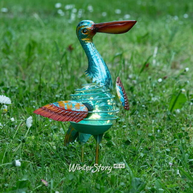 Садовый светильник на солнечной батарее Solar Pelican 34 см Koopman