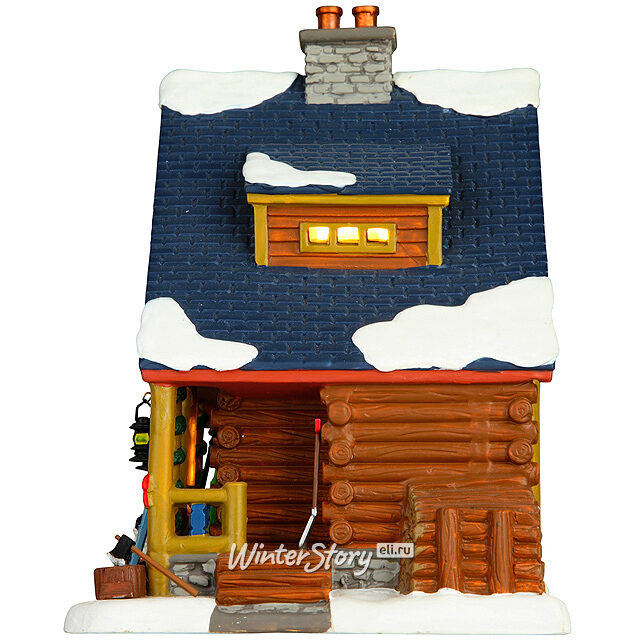 Рождественское шале Паркеров, 18*19 см, подсветка, батарейки Lemax