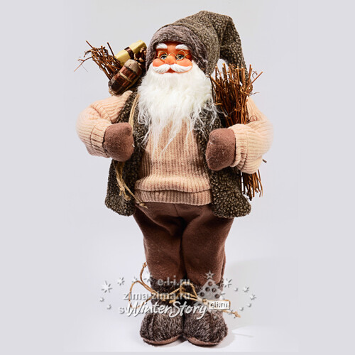 Санта в свитере и валенках, 46 см Kaemingk