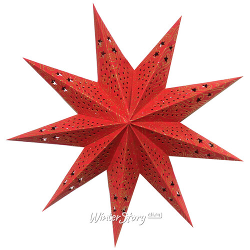 Объемная бумажная звезда Петра 35 см Breitner