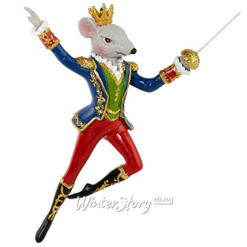 Елочная игрушка Мышиный король в танце 13 см, подвеска Holiday Classics