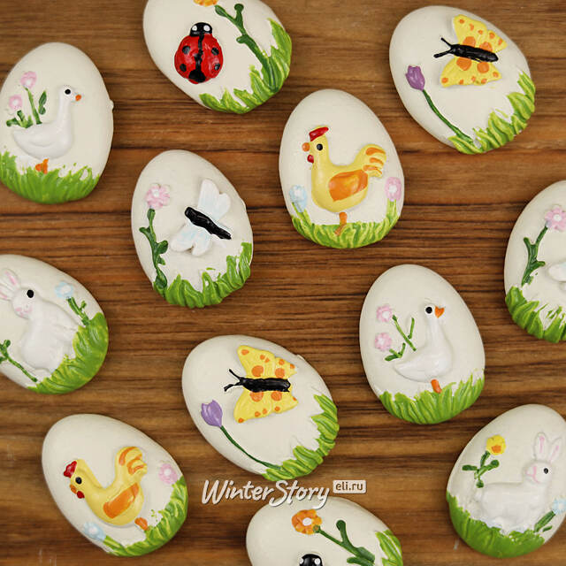 Пасхальные Яйца на липучке 3 см, 12 шт Breitner