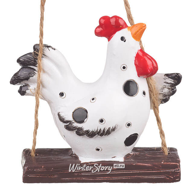 Пасхальное украшение Курочка Несушка 7 см, подвеска Breitner