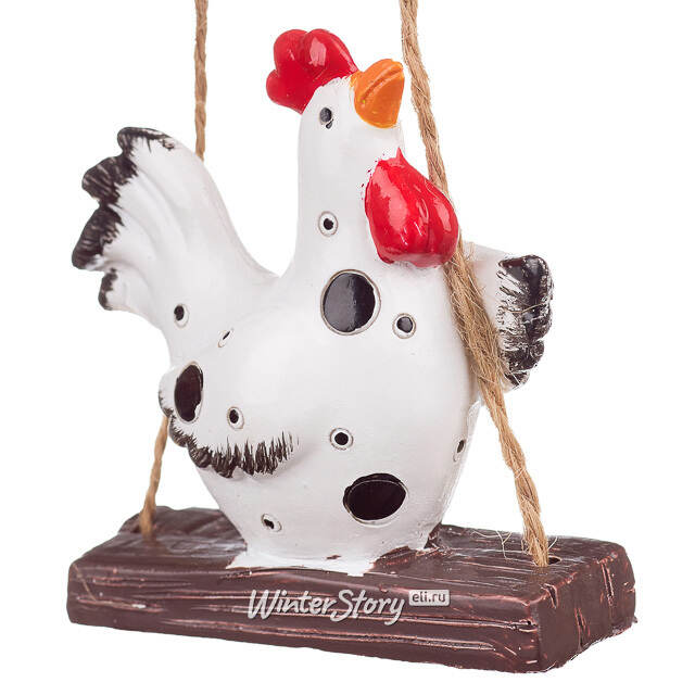 Пасхальное украшение Курочка Несушка 7 см, подвеска Breitner