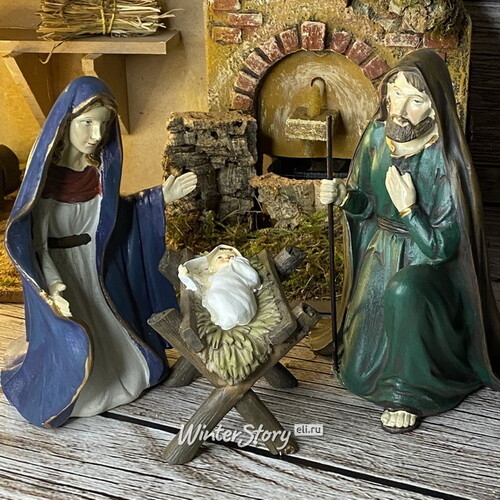 Рождественский вертеп Светлый праздник в Вифлееме 6-26 см, 11 фигурок Kaemingk