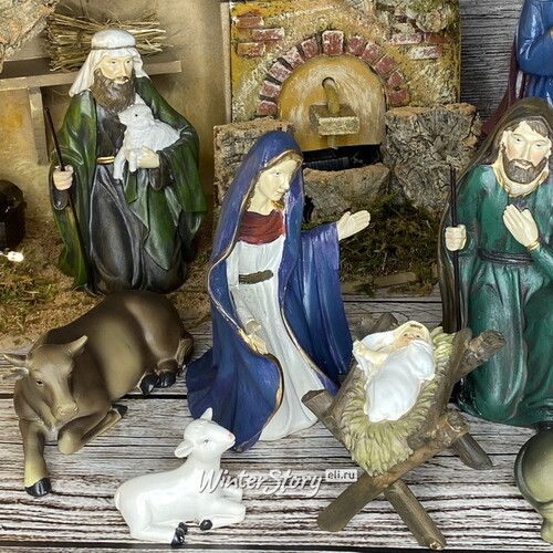 Рождественский вертеп Светлый праздник в Вифлееме, 11 фигурок уцененный Kaemingk