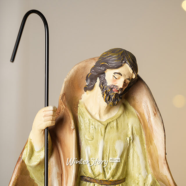 Рождественская фигура Иосиф, Мария и младенец Иисус 35 см Kaemingk