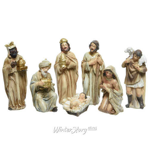 Рождественский вертеп Волхвы и младенец Христос, 7 фигурок Kaemingk