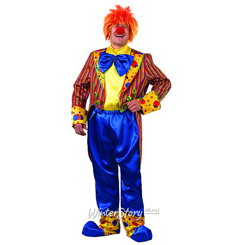 Карнавальный костюм для взрослых Клоун Кеша, 50 размер Батик