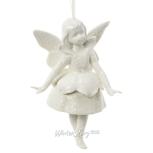 Елочная игрушка Ангел - Цветочная Фея 13 см, подвеска Kaemingk
