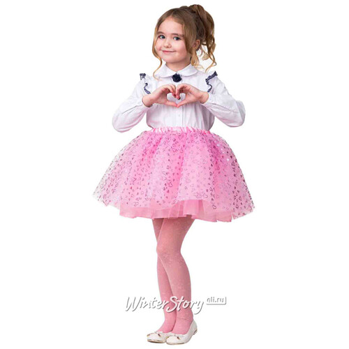 Детская юбка-пачка Воздушная розовая, рост 110-122 см Батик