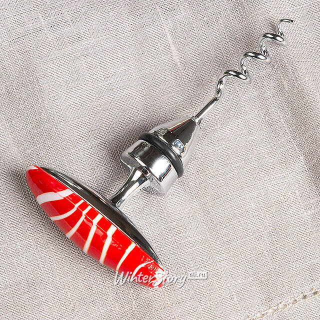 Маркеры для бокалов + штопор Christmas Time 5 шт Kaemingk