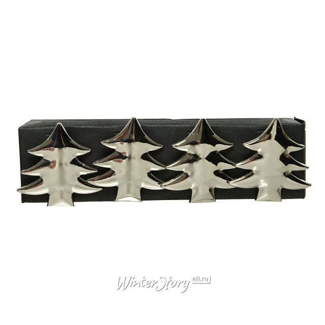 Кольца для салфеток Елочки, 4 шт Kaemingk