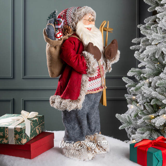 Фигура под елку Санта из сказочного Тронхейма 60 см Kaemingk