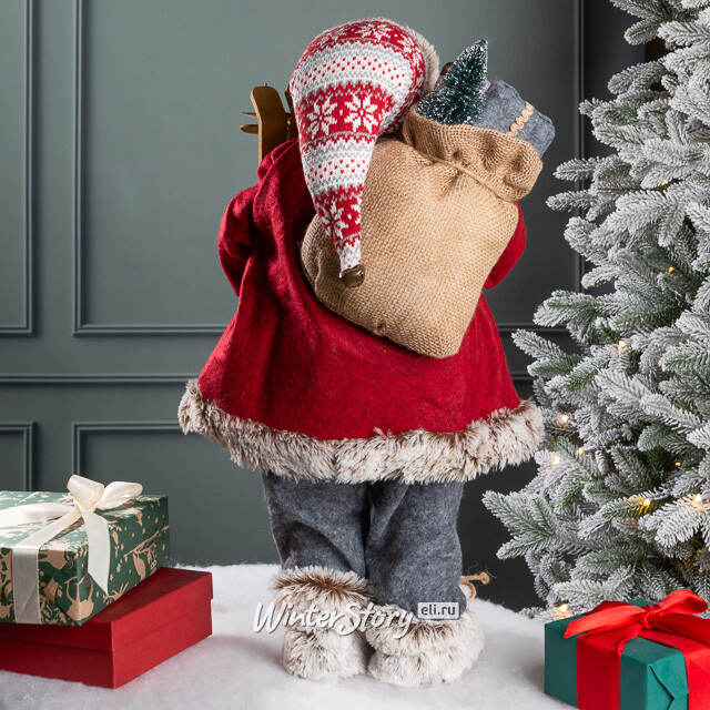 Фигура под елку Санта из сказочного Тронхейма 60 см Kaemingk