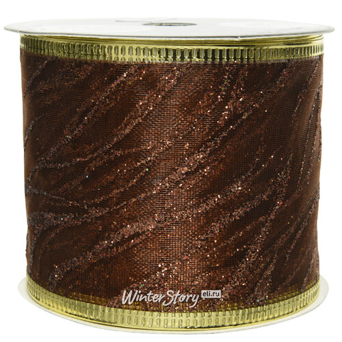 Декоративная лента Fabiani - Chocolate 270*6 см Kaemingk