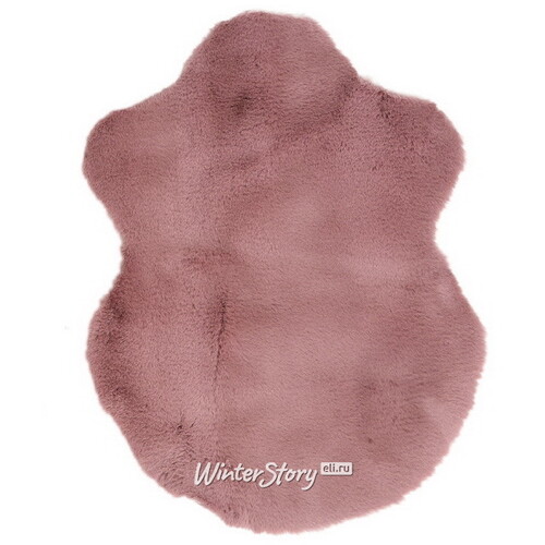 Декоративный меховой коврик Isavina 55*38 см розовый Kaemingk