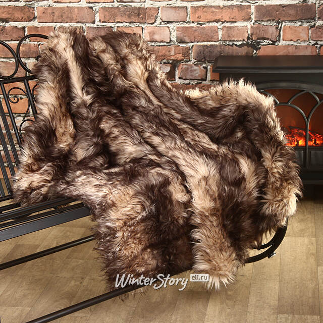 Меховой плед Garten Taupe 150*130 см Kaemingk