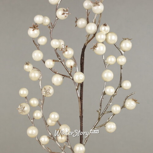 Декоративная ветка с ягодами Pearl Berries 60 см Kaemingk