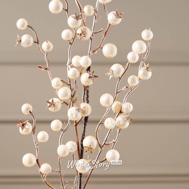 Декоративная ветка с ягодами Pearl Berries 60 см Kaemingk