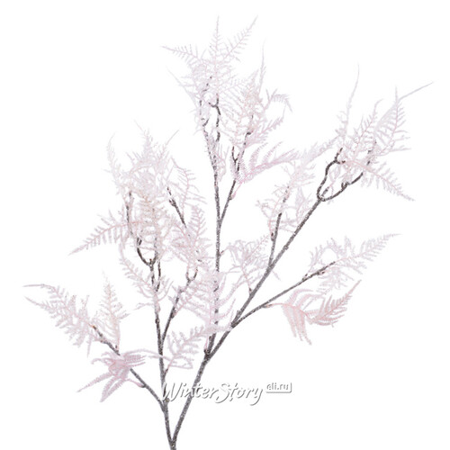 Декоративная ветка Снежный Аспарагус 104 см нежно-розовый Kaemingk