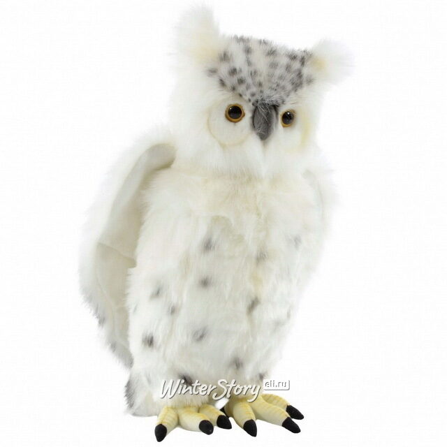 Мягкая игрушка Сова белая 40 см Hansa Creation