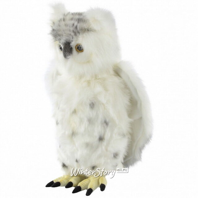 Мягкая игрушка Сова белая 40 см Hansa Creation