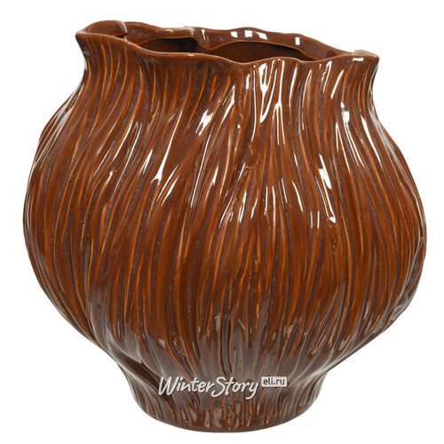 Керамическая ваза Castanea 21*21 см Kaemingk