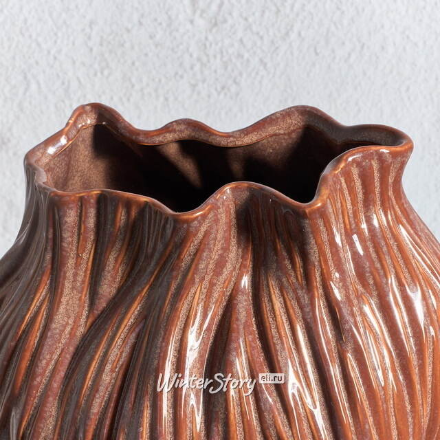 Керамическая ваза Кастанеа 21 см Kaemingk