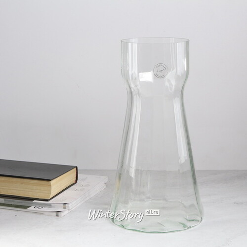 Стеклянная ваза Паола 35 см Kaemingk