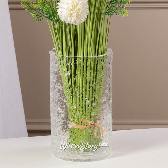 Стеклянная ваза цилиндр Рейкьявик 24 см Kaemingk