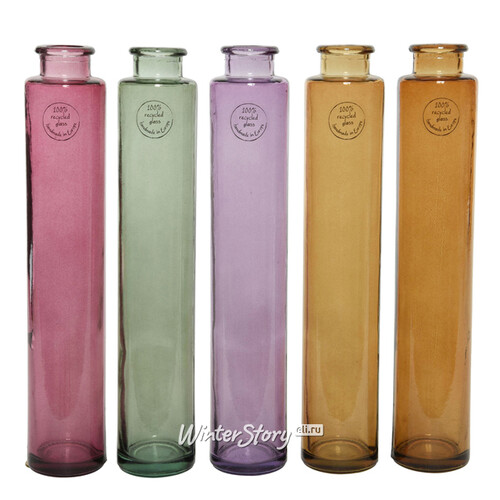 Набор стеклянных бутылок Salon de Provence 32 см, 5 шт Kaemingk