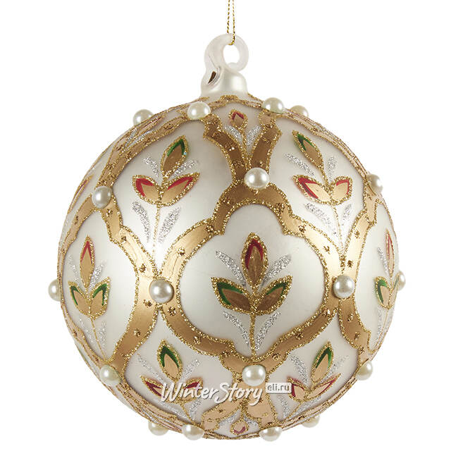 Елочные шары Palazzo dei Fiori 10 см, стекло, 6 шт EDG