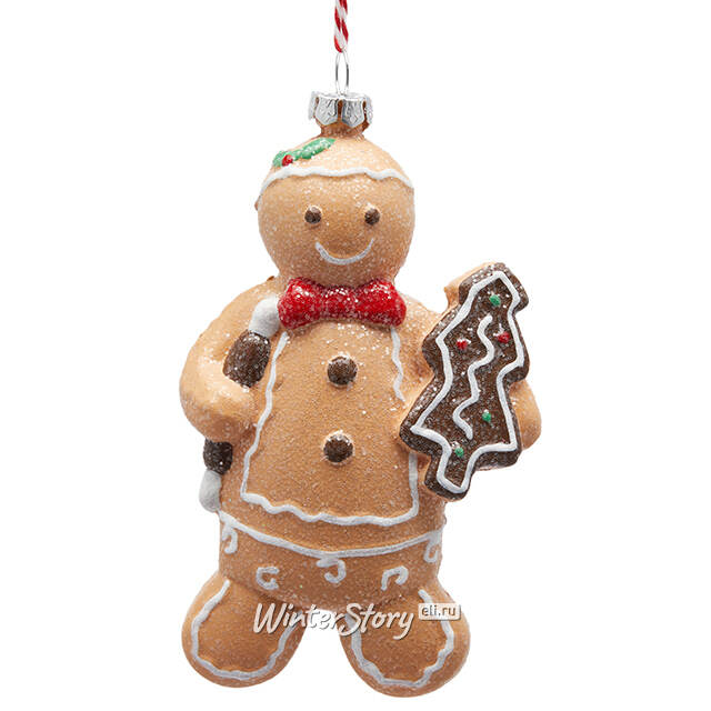 Елочная игрушка Пряничный человечек - Dunwich 12 см EDG