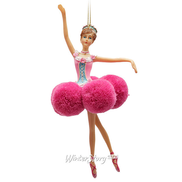 Елочная игрушка Балерина Beatrice - Balletto di Pompon 18 см EDG