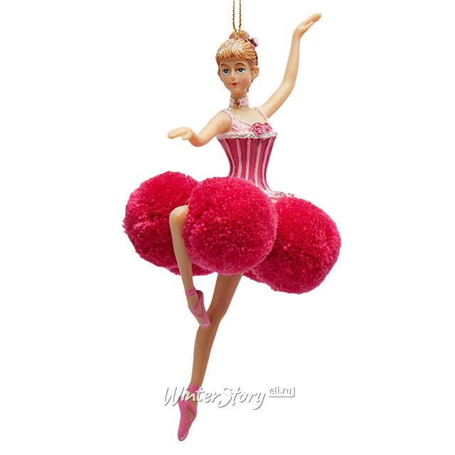 Елочная игрушка Балерина Violetta - Balletto di Pompon 18 см EDG