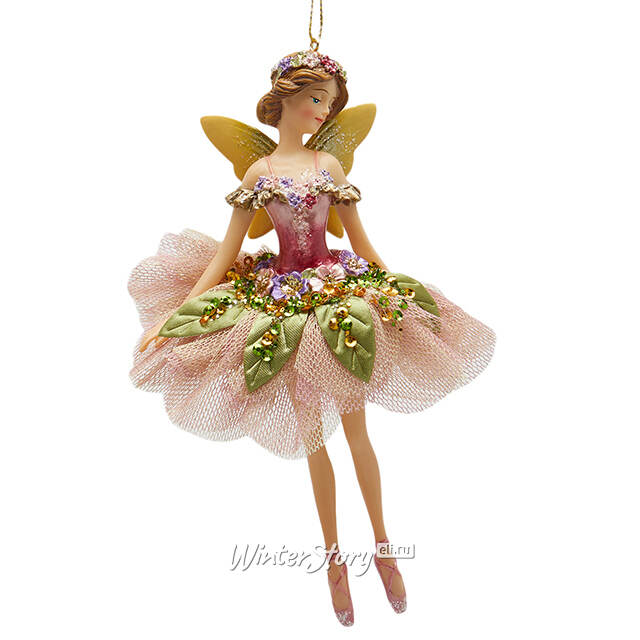 Елочная игрушка Балерина Амели - Fairy Garden 16 см EDG