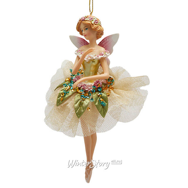 Елочная игрушка Балерина Джулия - Fairy Garden 16 см EDG
