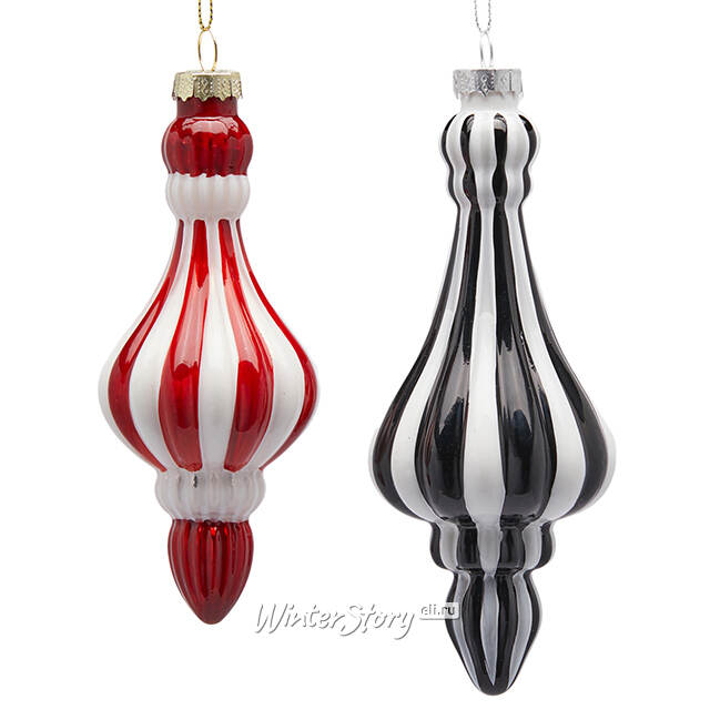 Елочные игрушки Scacchi Magici 14 см, стекло, 12 шт EDG