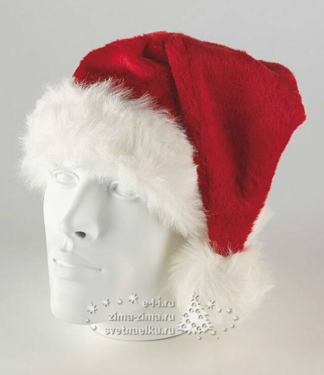 Карнавальная шапка Санты, 44*30 см Kaemingk