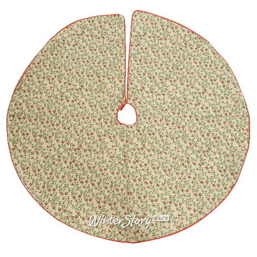 Юбка для елки Аригано: Брусничный Сбор 120 см Kaemingk