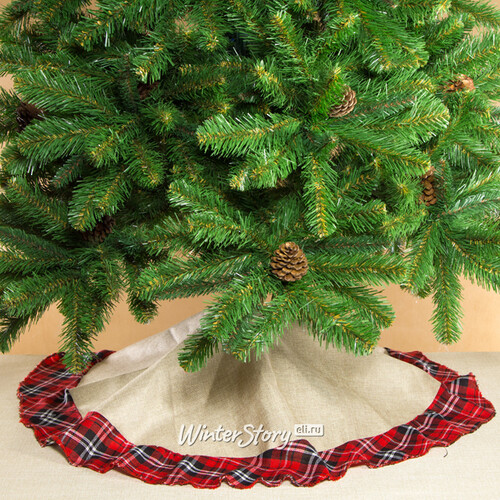 Юбка для елки Шотландка 90 см Kaemingk