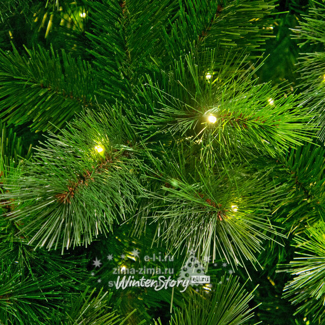 Искусственная елка с лампочками Ванкувер 150 см, 192 теплых белых ламп, ЛЕСКА + ПВХ Kaemingk