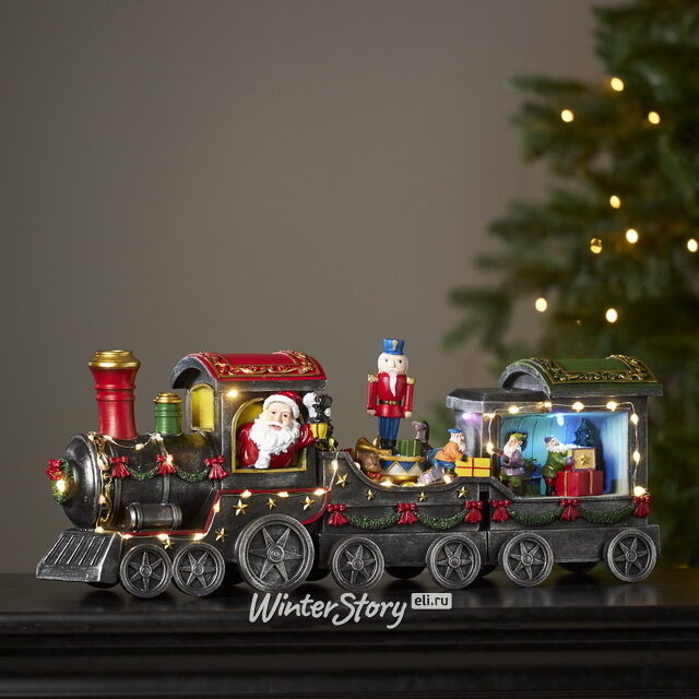 Композиция Santa's Express 52*20 см, движение, подсветка Star Trading
