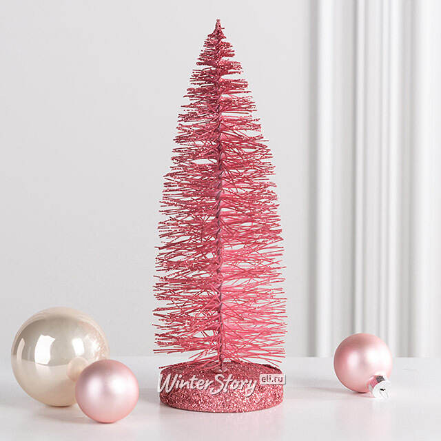Декоративная елочка Ravenna Rose 20 см Kaemingk (Кейминг)