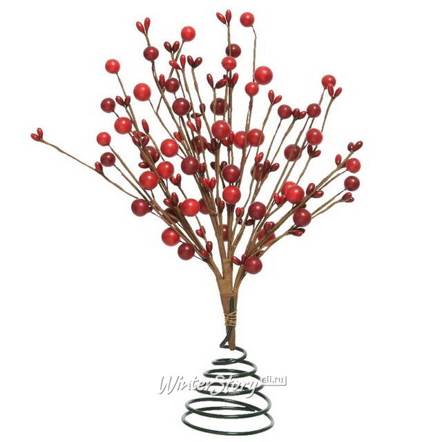 Верхушка на елку Winter Berries 20 см Kaemingk