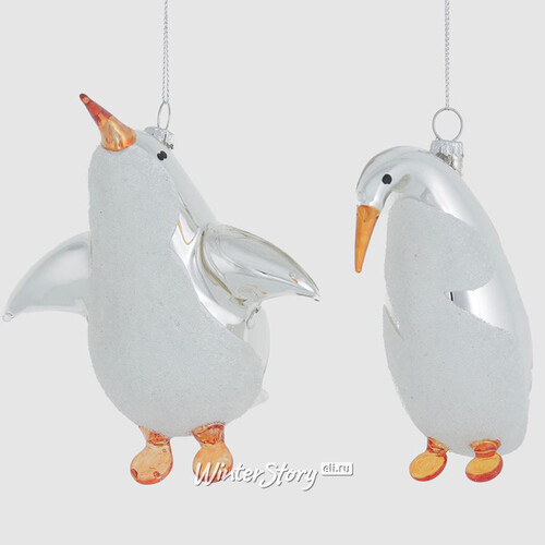 Набор елочных игрушек Пингвины Лалли и Салли - Арктическая Нежность 11 см, 2 шт, подвеска EDG